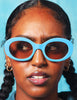 BLUE OVAL FRAMES