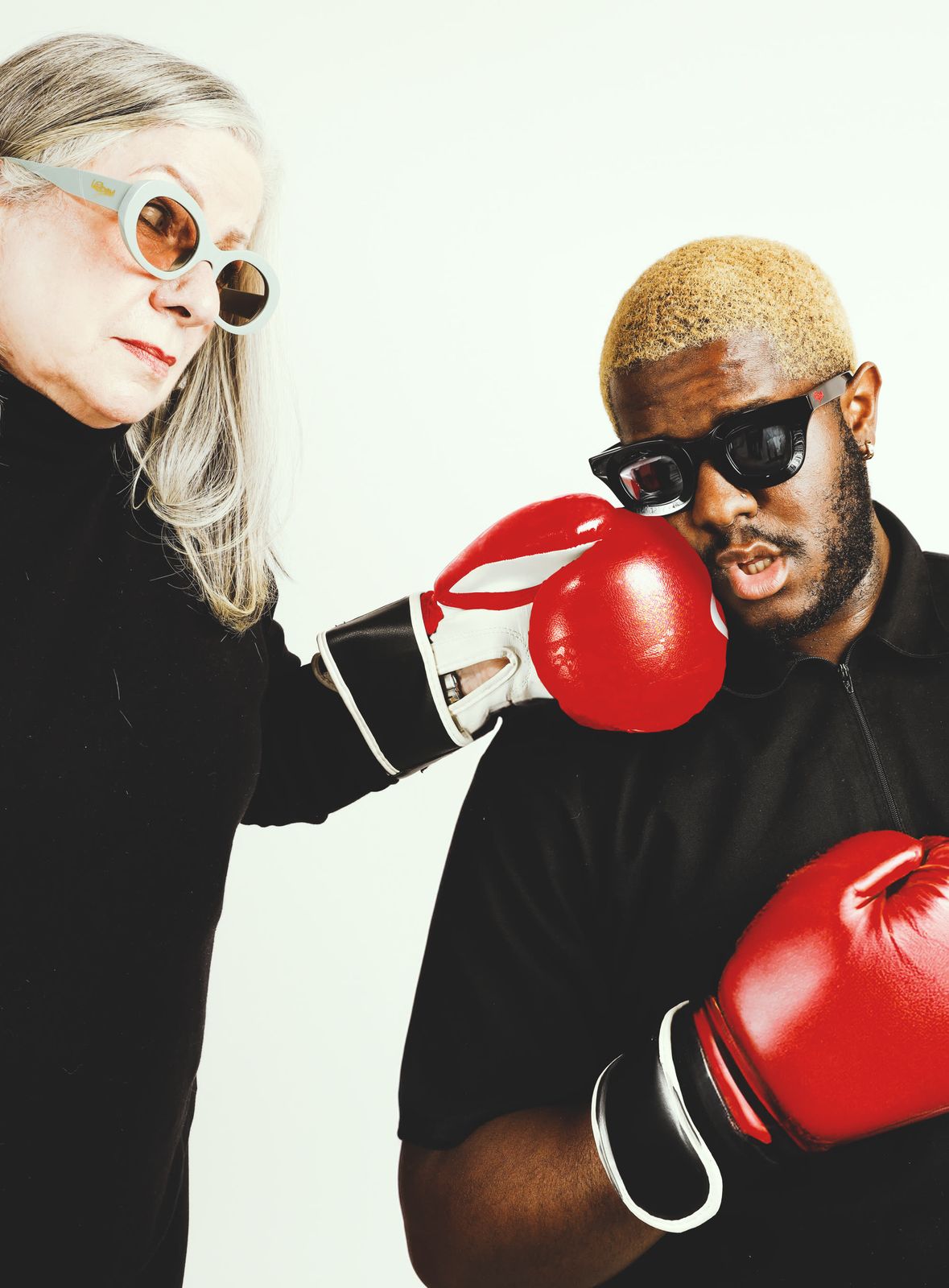 Wisdom eyewear worn by a customer